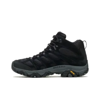 MERRELL MOAB 3 Anti-Slip Wear-Resistant Mid-Top Outdoor Shoes Men's Black