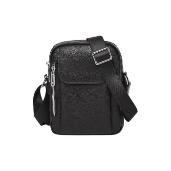Marino Orlandi Cow Leather Crossbody Bag Shoulder Bag Regular Men's Black