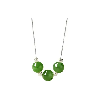 GOLDFISH ALLEY Hetian Jade Necklaces Jasper Women's