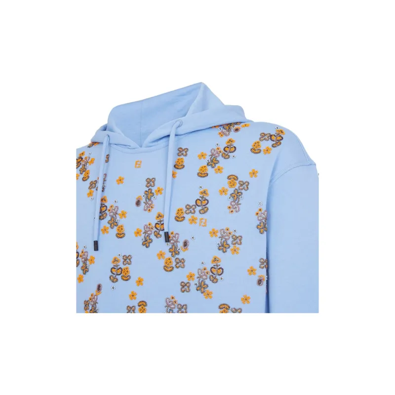 FENDI Floral Printed Hoodie-3
