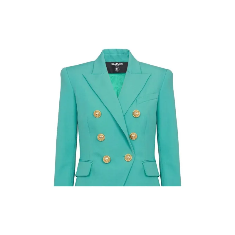 BALMAIN SS23 Jackets & Coats Women's Emerald-4