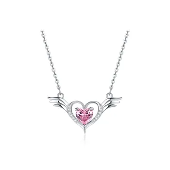 Happy Tide S925 Silver Necklaces Women's Silver Rose Gold