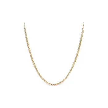 David Yurman 18kt Yellow Gold Box Chain Necklace 2.7mm
