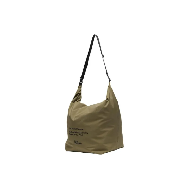 Jack Wolfskin Nylon Shoulder Bag Large Size Unisex Olive-1