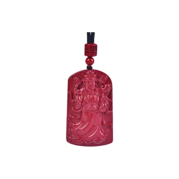 Stone On The Line Cinnabar Pendants Unisex