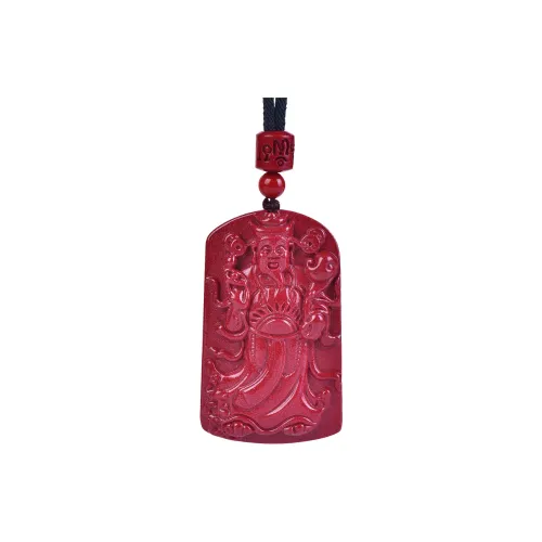Stone On The Line Cinnabar Pendants Unisex