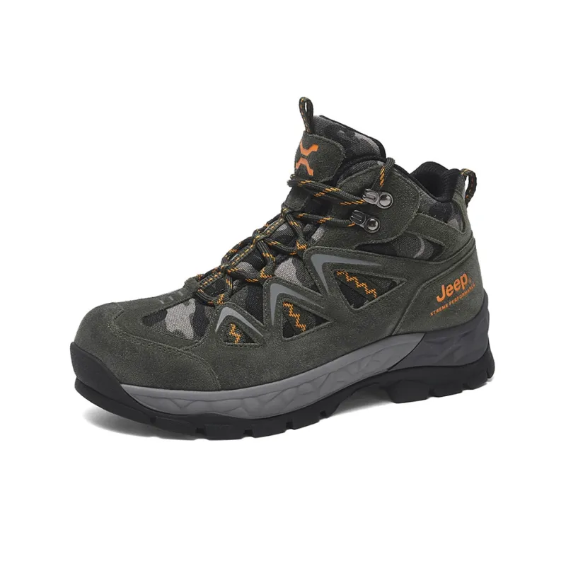 Jeep JEEP Slip-Resistant Cushioning Mid-Top Hiking Shoes Men's-1