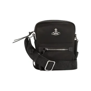 Vivienne Westwood Polyester Crossbody Bag Small Size Men's Black