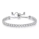 Block Rhinestone Bracelet
