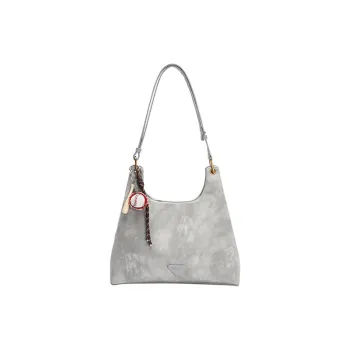 GELANNI PU Tote Bag Shoulder Bag Regular Women's Gray