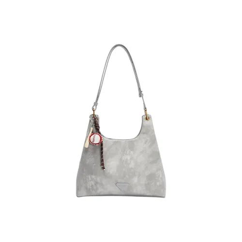 GELANNI PU Tote Bag Shoulder Bag Regular Women's Gray