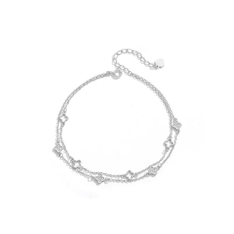 2801 S925 Silver Bracelets Women's-6