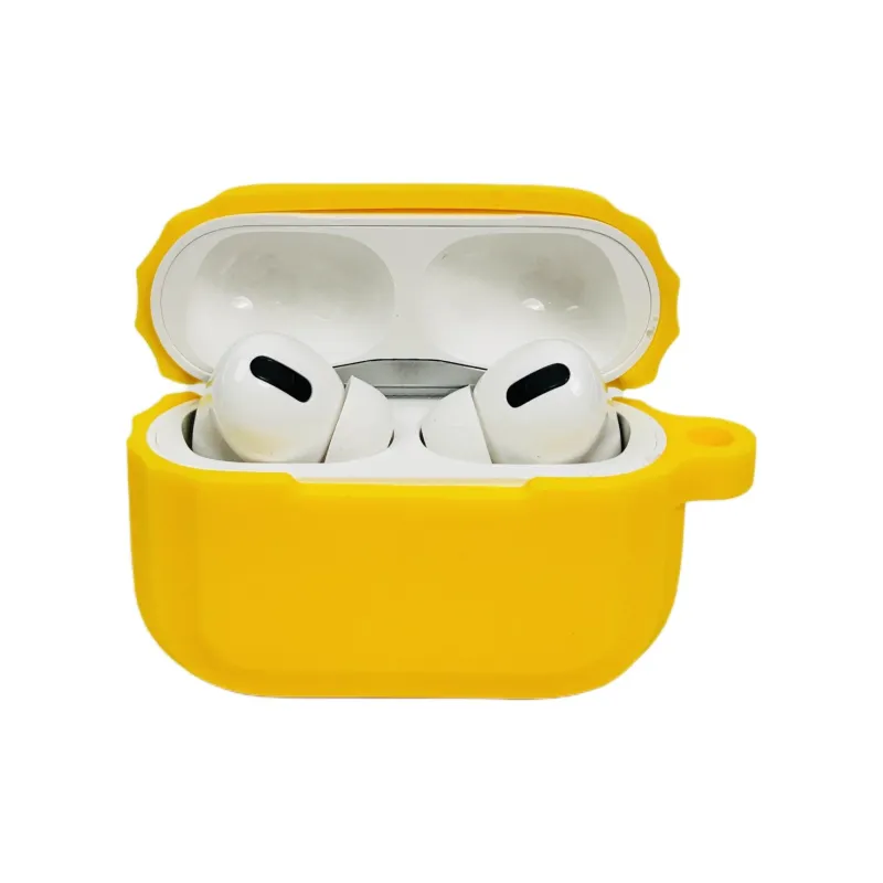 Sopi Compatibility With Apple AirPods 4/2/3/4th Generation/AirPods Pro/Pro TPU Solid Color Stripes Headphone Cases-19