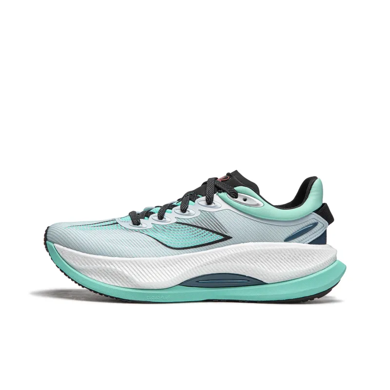LINING Yueying 4PRO Running Shoes Men Low Top Cloud Blue/Fluorescent Ice Cyan-0