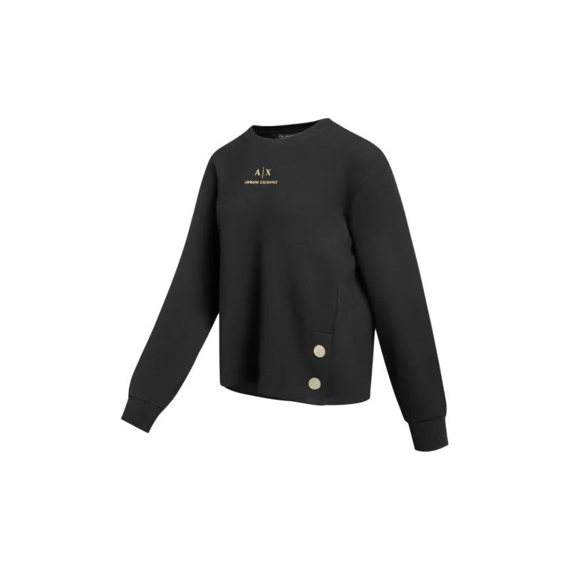 ARMANI EXCHANGEAE FW24 Sweatshirt Women's Black-2
