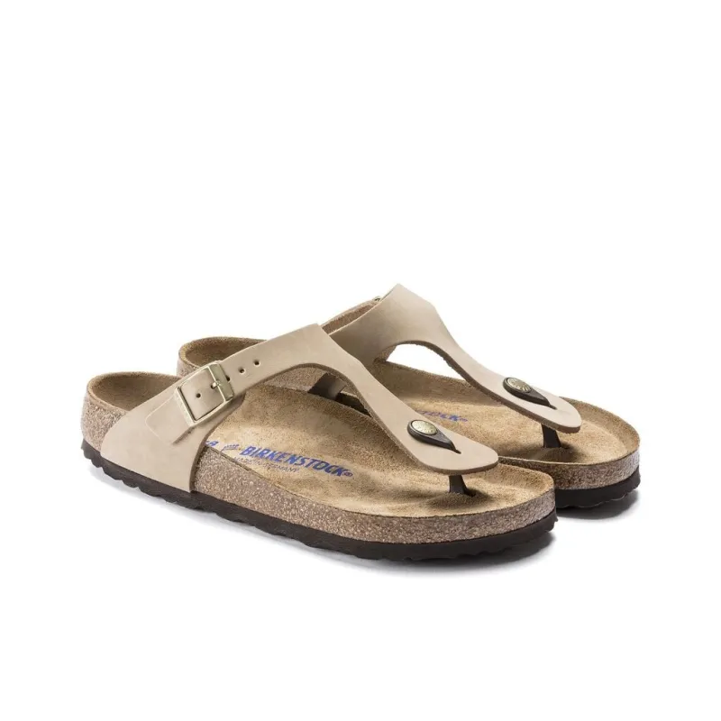 Birkenstock Abrasion Resistant Flip Flops Unisex Sand Narrow-2