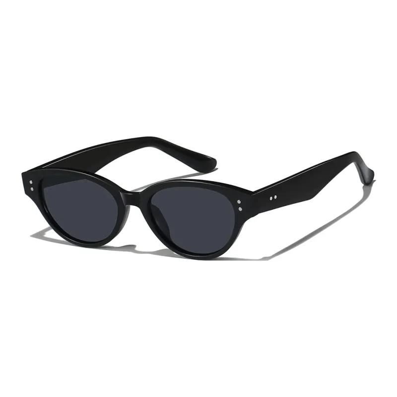 HELMER PC Irregular Shape Sunglasses Unisex Caramel Orange, Shuikong Black, Dusty Pink, Solid White-4