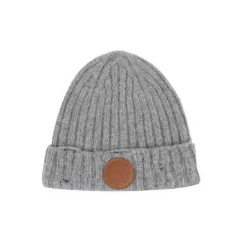 Stella McCartney Distressed Ribbed Knit Beanie