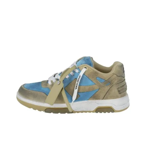 OFF-WHITE Skateboard Shoes Men Low-Top Blue/Brown