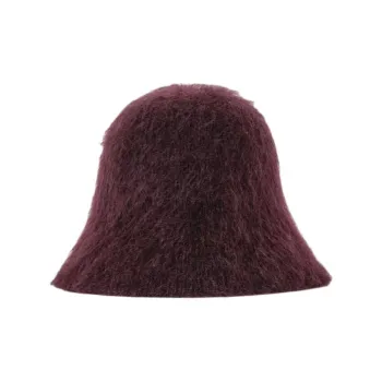 COS Mohair Polyester Bucket Hats Women's Red