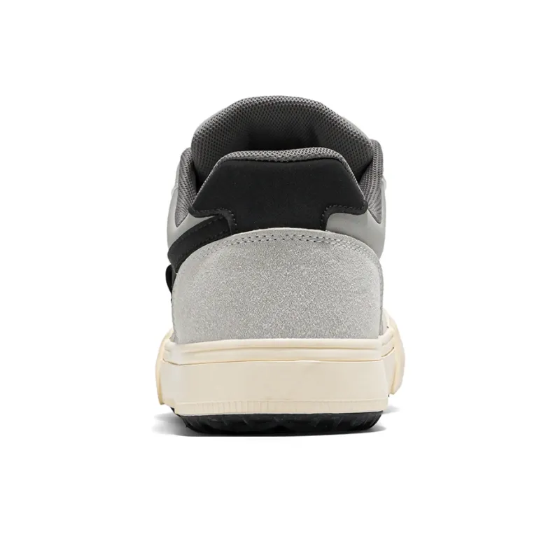 WARRIOR Skateboard Shoes Men Low Top Beige Brown/Gray Black/Black Rice-12