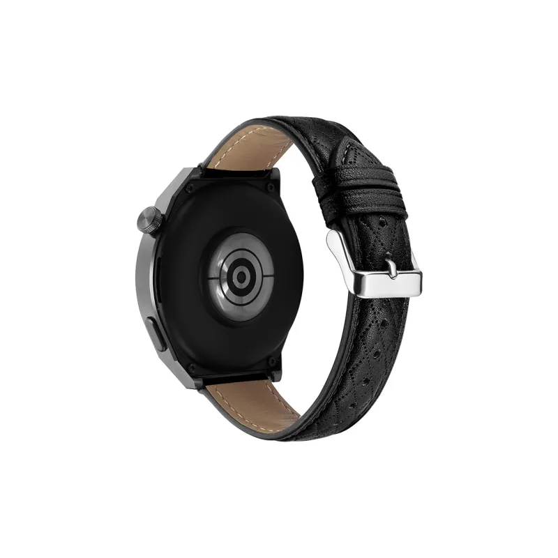 XINGYAAN Apple Compatibility Watch Band 45mm Diamond Pattern Leather Strap Material-0