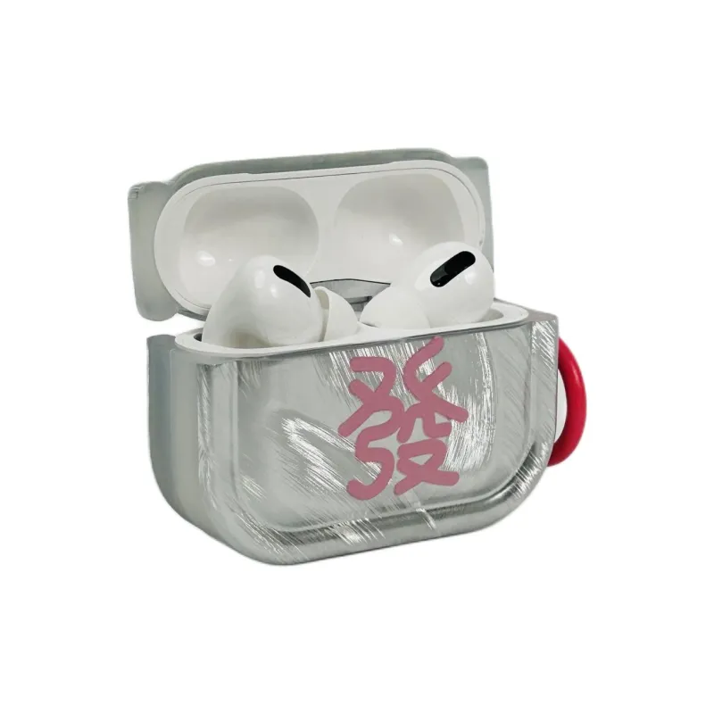Sopi Compatible With Apple AirPods 4/2/3/4th Generation/AirPods Pro/Pro 2nd Generation TPU Feather Yarn Headphone Cases-1