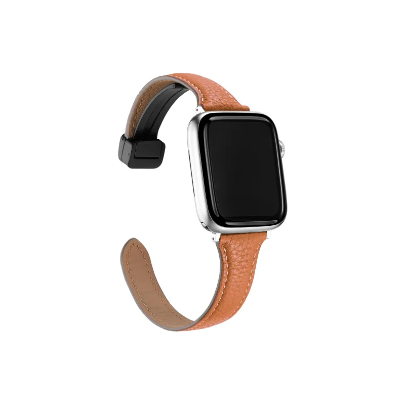 XINGYAAN Watch Band Apple Compatibility Cowhide Leather Material-6