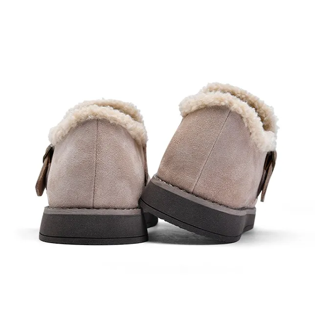 BASIC HOUSE Baijia Good Oubao Family Boken Oubao Boots Low-Top Casual Shoes Women's Pink-4