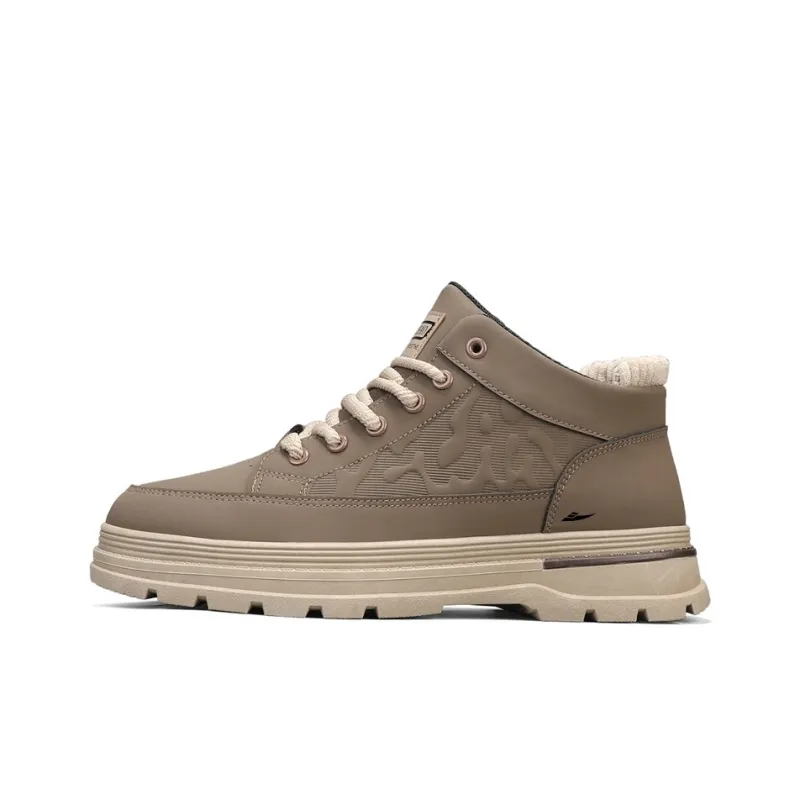 Kuding Martin Boots Men Black/Khaki-10