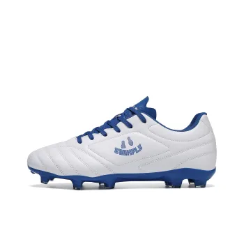 SOONFLY Soccer Shoes Men Low Top White