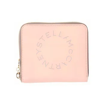 Stella McCartney Logo Perforated Zipped Wallet