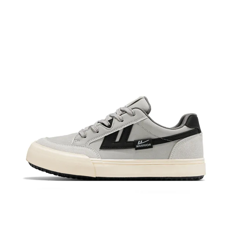 WARRIOR Skateboard Shoes Men Low Top Beige Brown/Gray Black/Black Rice-7