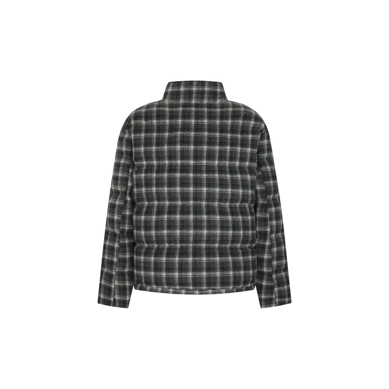 LKOD Puffer Jacket Women's Plaid-1