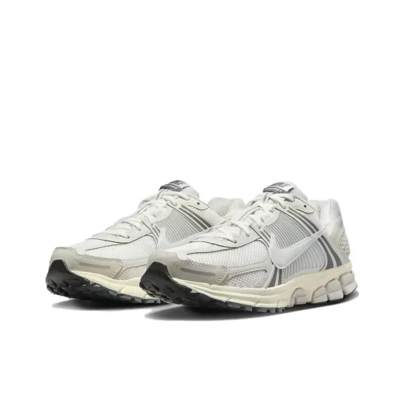 Nike Air Zoom Vomero 5 Cushioning Anti Slip Wear Resistant Breathability Low Top Running Shoes Unisex Gray Black-3