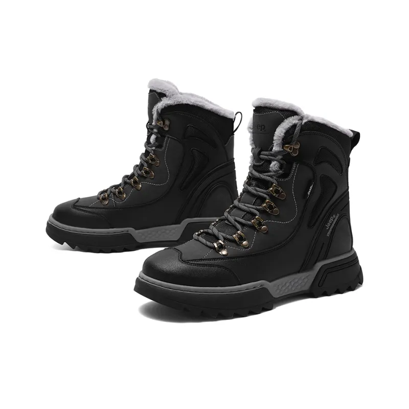 Jeep JEEP Cushioning Anti-Slip And Wear-Resistant High-Top Outdoor Shoes Men's-7