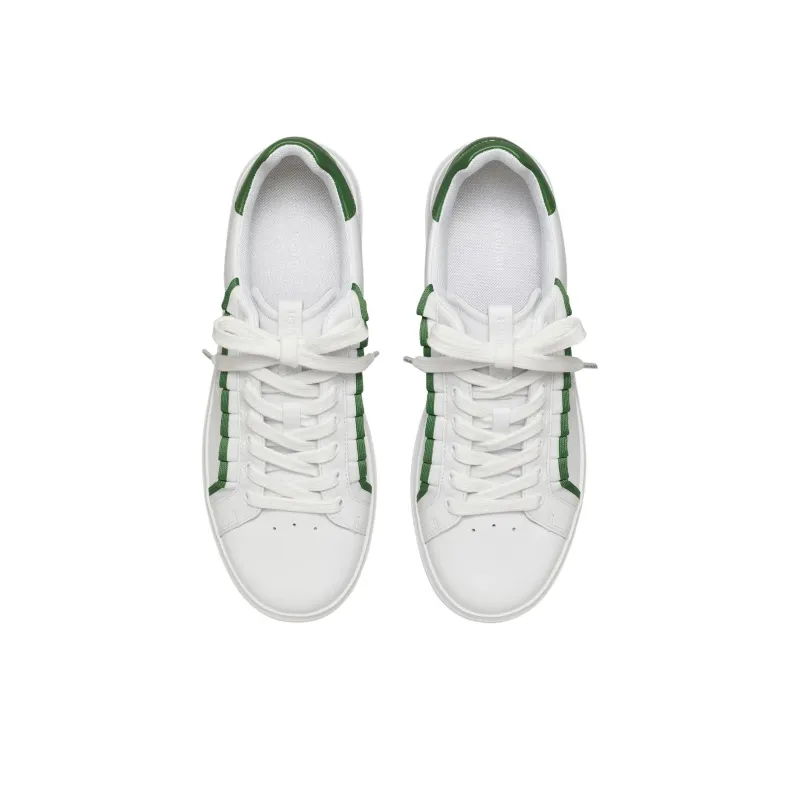 TORY BURCH Howell Court Low Top Skateboard Shoes Women's White-3