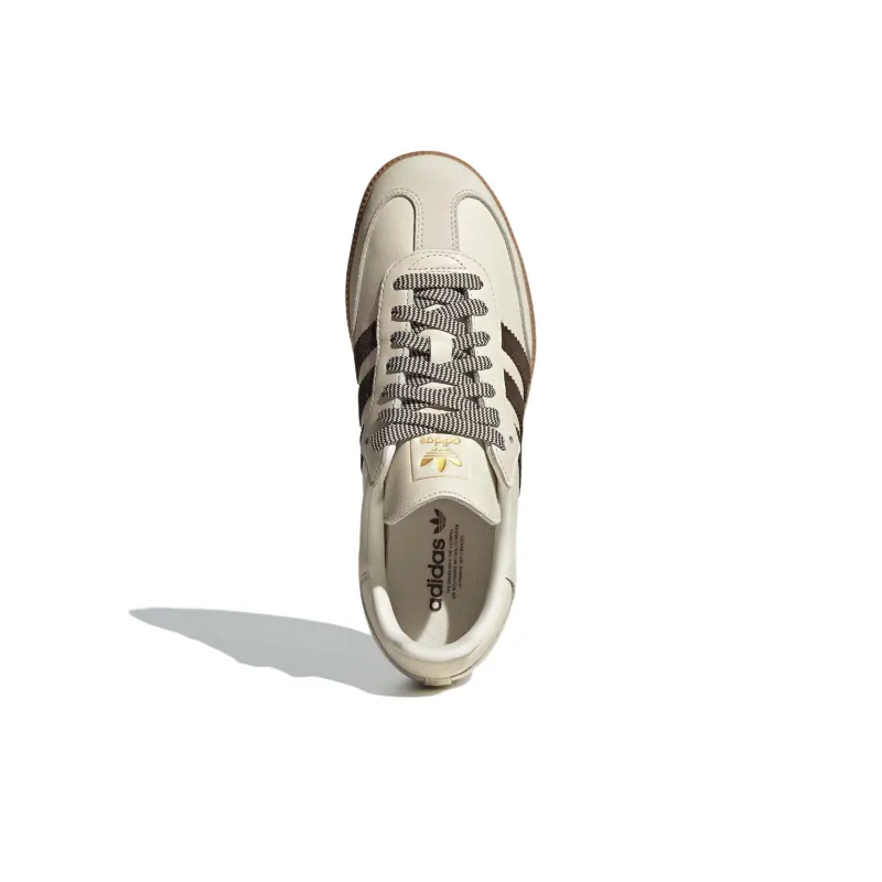 Samba Women's Adidas Originals Og 'Off White Dark Brown'-3