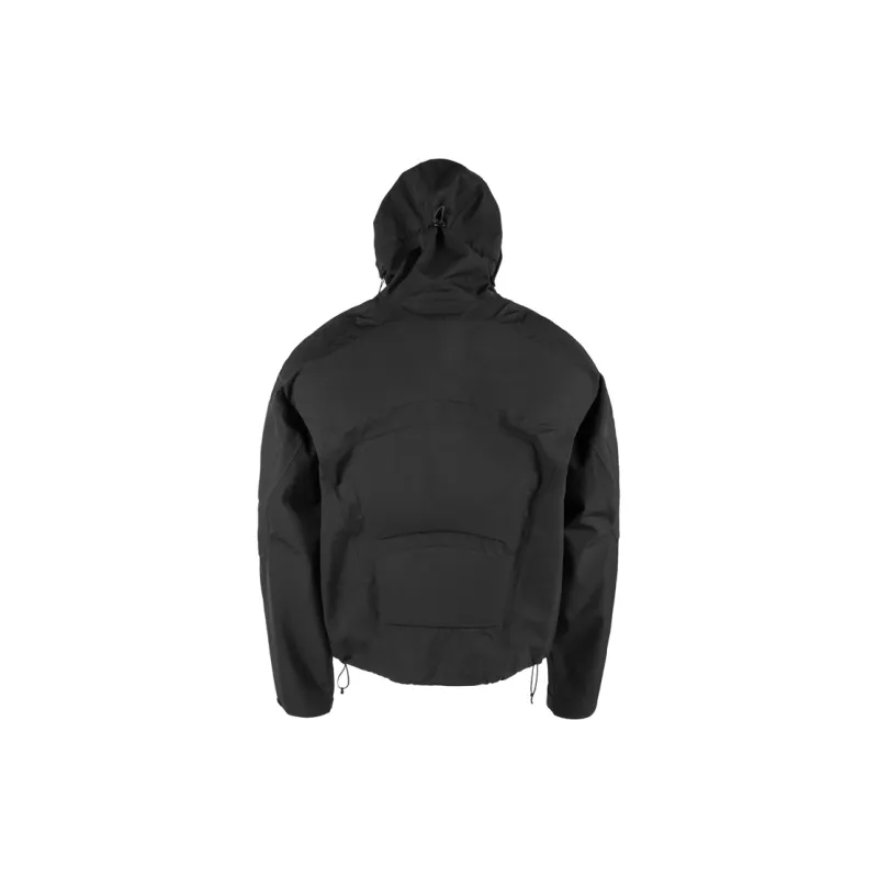 ORANGE DRAGON Waterproof, Windproof, Breathable, Abrasion Resistant, Moisture Wicking Windbreaker Jacket Unisex Black-1