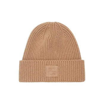 FENDI Logo Detailed Turn-Up Brim Beanie