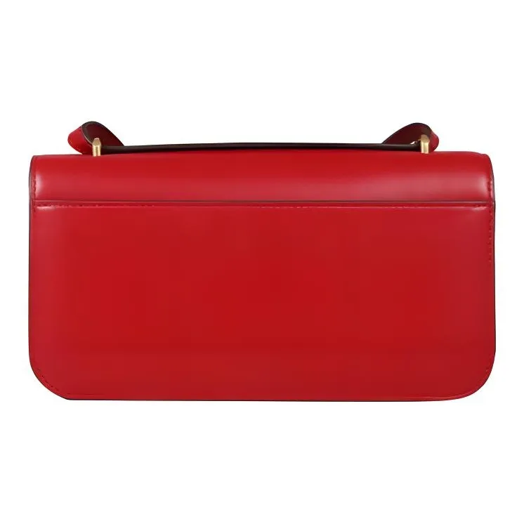 TORY BURCH Eleanor Leather Small Square Bag Shoulder Bag, Crossbody Bag Small Size Women's Red-2