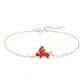 Red Agate Running Rabbit Bracelet