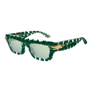 Bottega Veneta Mitre Square Frame Sunglasses