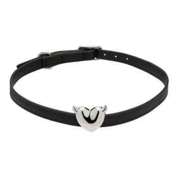 JUSTINE CLENQUET Leather Brass Necklaces Women's Black