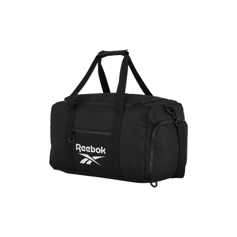 Reebok Fabric Crossbody One Shoulder Handbag, Luggage Bag, Gym Bag Tubas Unisex Black-1