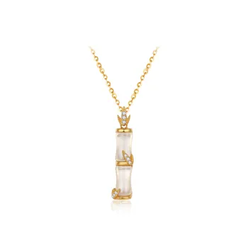 MRSLIN Hetian Jade Necklaces White Jade/Pale Greenish White Jade Women's