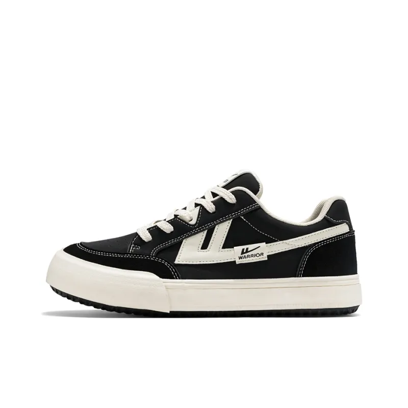 WARRIOR Skateboard Shoes Men Low Top Beige Brown/Gray Black/Black Rice-14