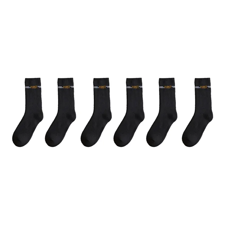 YUZHAOLIN Mid Calf Socks Men's Multi double Loading-14