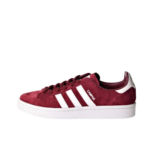 Adidas Originals Campus Skateboard Shoes Men Low-Top Red/White