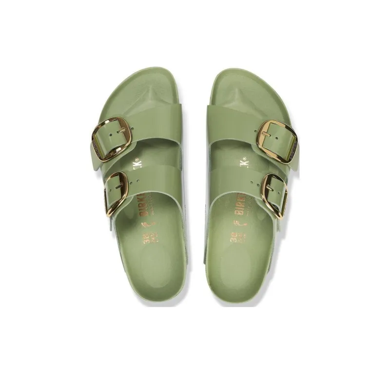 Birkenstock Arizona Big Buckle EVA Slip-Resistant Slide Slippers Women's Green Regular-4